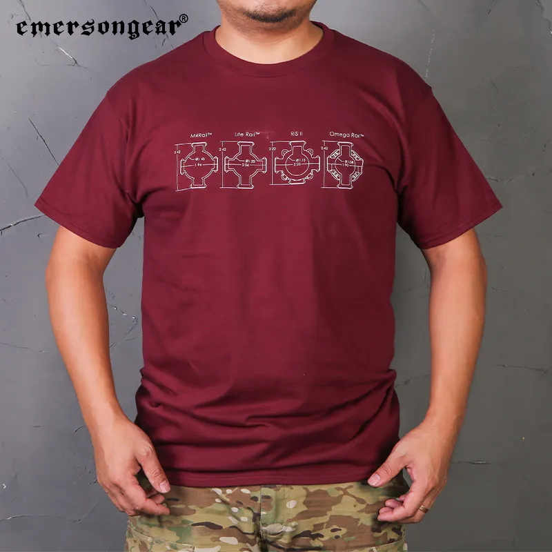 Outdoor Hunting T Shirts - Emersongear kaus olahraga taktis, kaus budaya