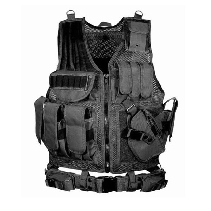 Hunting Outdoor Game - Rompi taktis Molle dapat disesuaikan, jaket