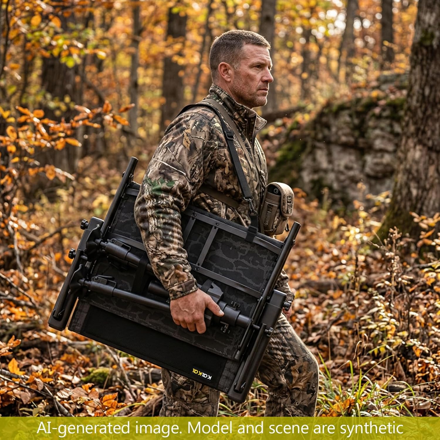 Hunting And Fishing Outdoor Chairs - Kursi Berburu Putar 360 Derajat Senyap,