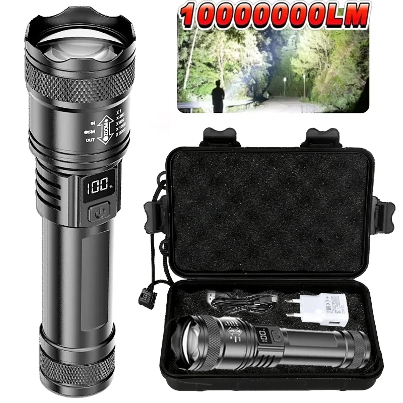 Tactical Flashlight Rechargeable - TY-908M Senter Led 2000LM Tipe-c Senter