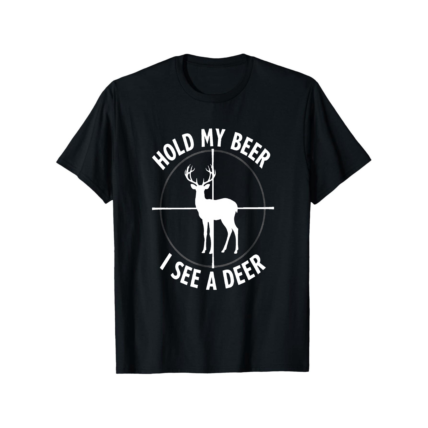 Outdoor Hunting Graphic Tees - Kaos Grafis Lucu Berburu Rusa dengan