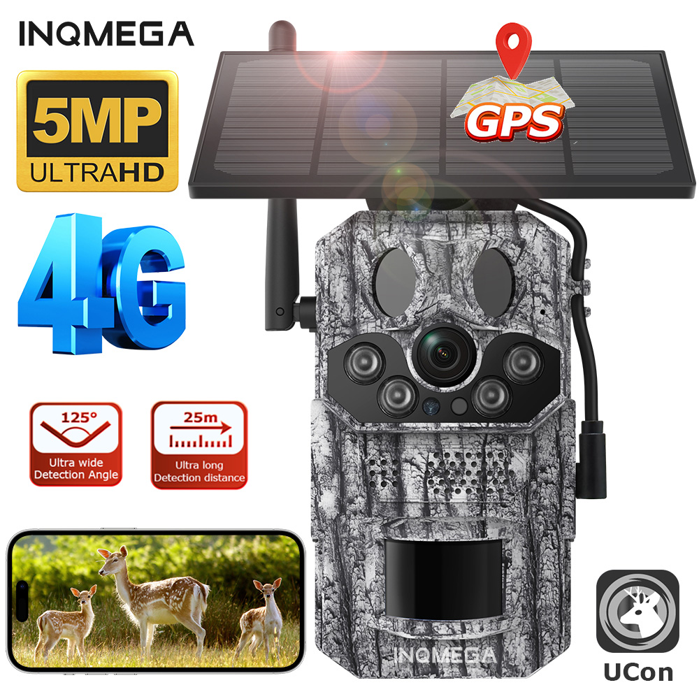 Hunting Outdoor Camera - INQMEGA4G 2K 5MP PIR gerakan diaktifkan