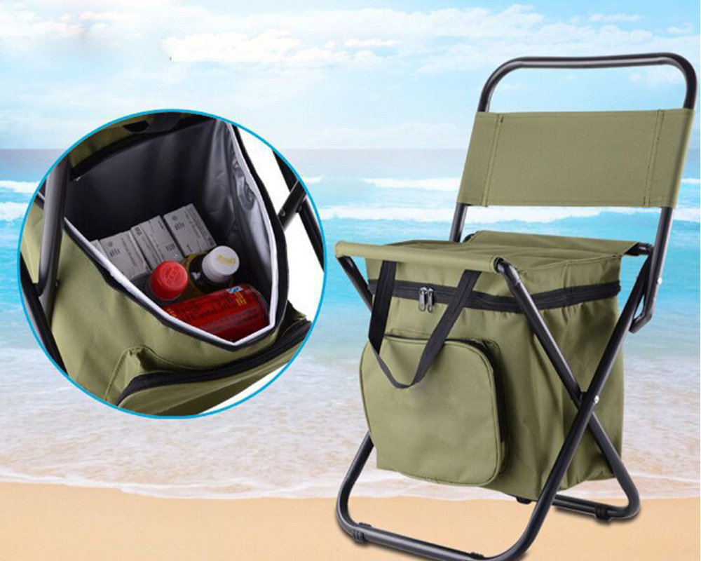 Hunting And Fishing Outdoor Chairs - Tas Kursi Pancing Lipat 2 In
