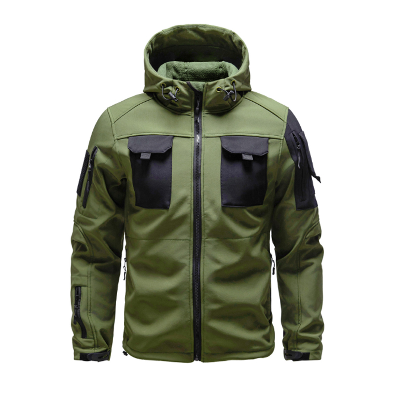 Safari Outdoor Hunting Jackets - Jaket bulu domba tahan air pria,