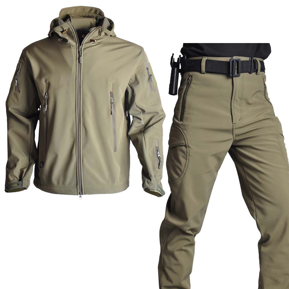 Safari Outdoor Hunting Jackets - Jaket seragam Taktis pria, pakaian luar