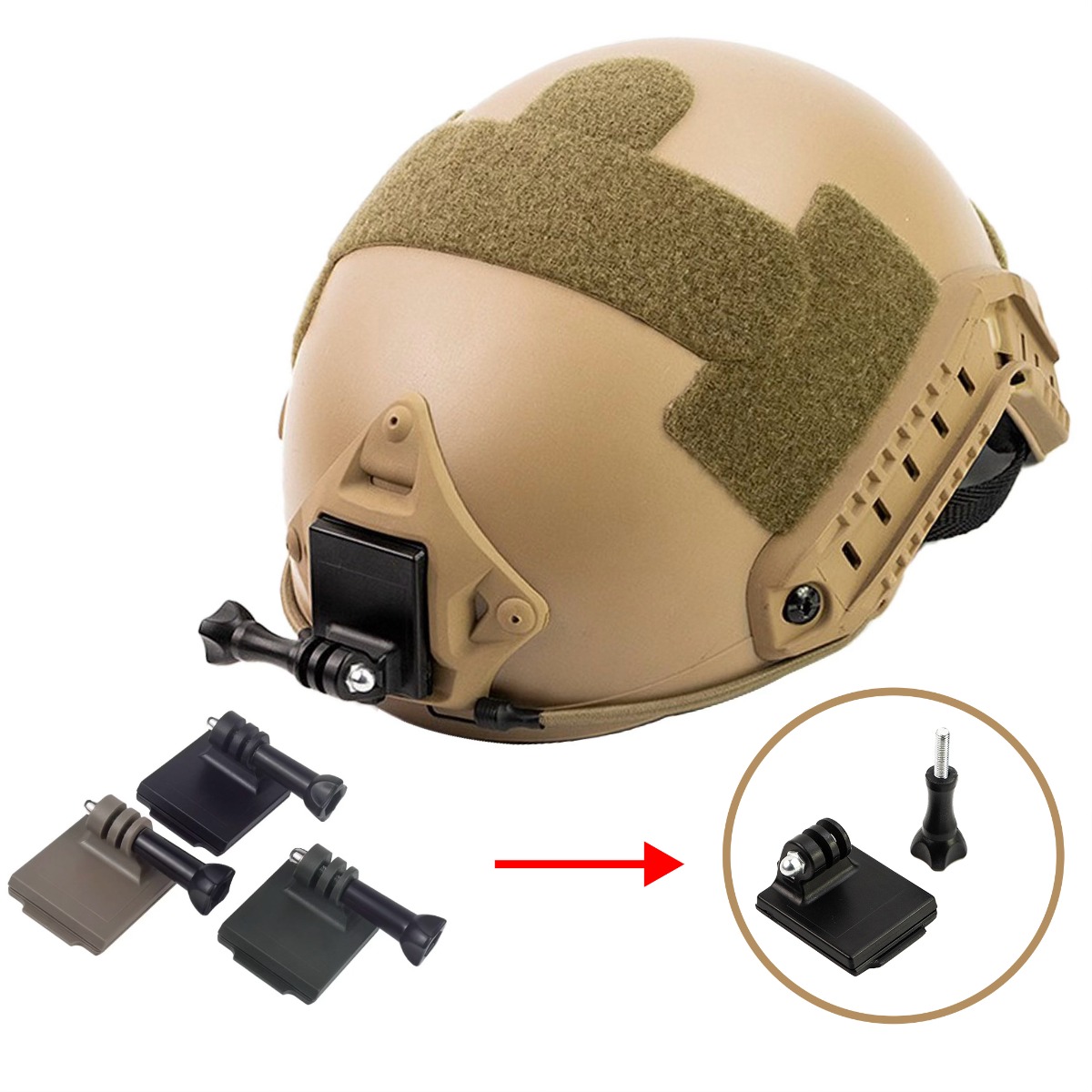 Hunting Outdoor Camera - Adaptor Helm Taktis FAST untuk NVG,