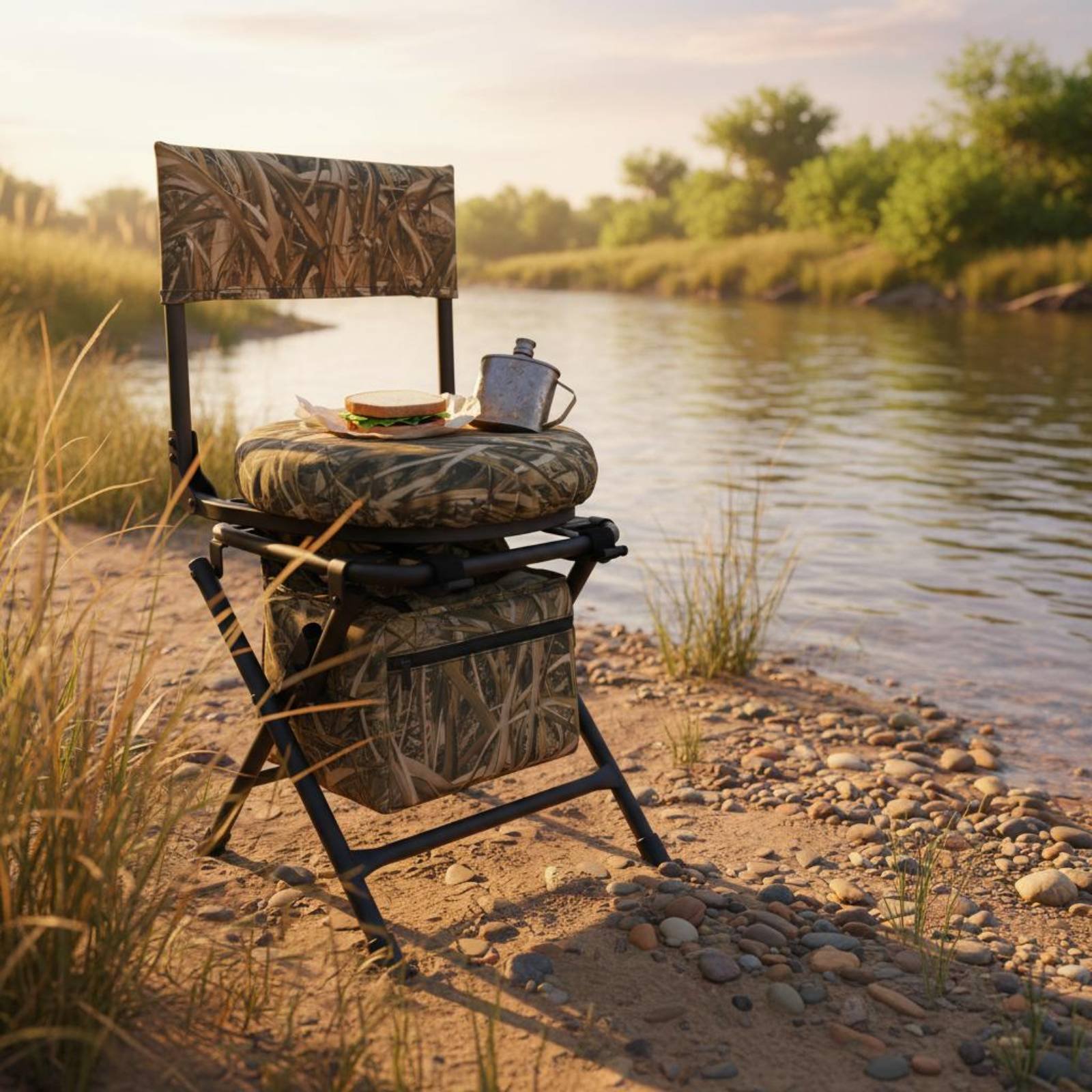 Hunting And Fishing Outdoor Chairs - Kursi Memancing Lipat, Bangku Memancing Lipat,