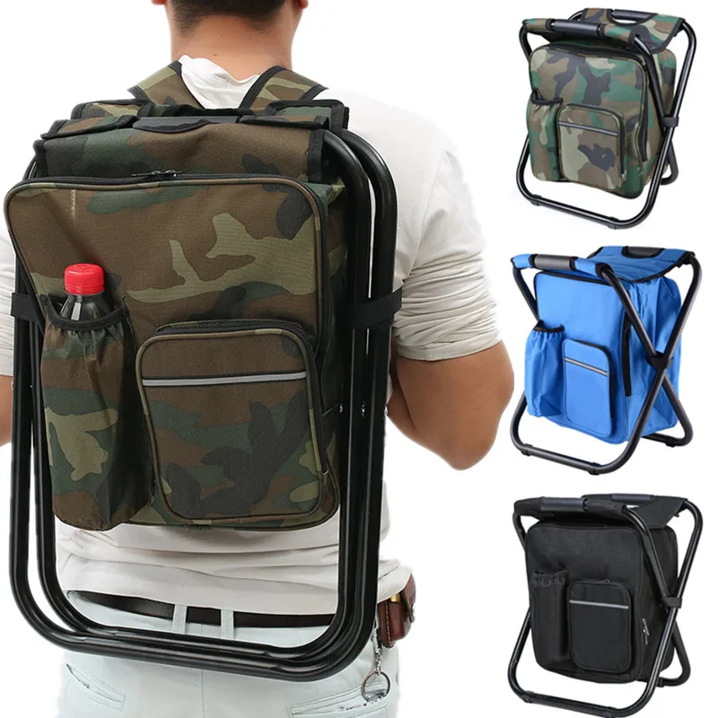Hunting And Fishing Outdoor Chairs - Tas Kursi Pancing Lipat 2 In