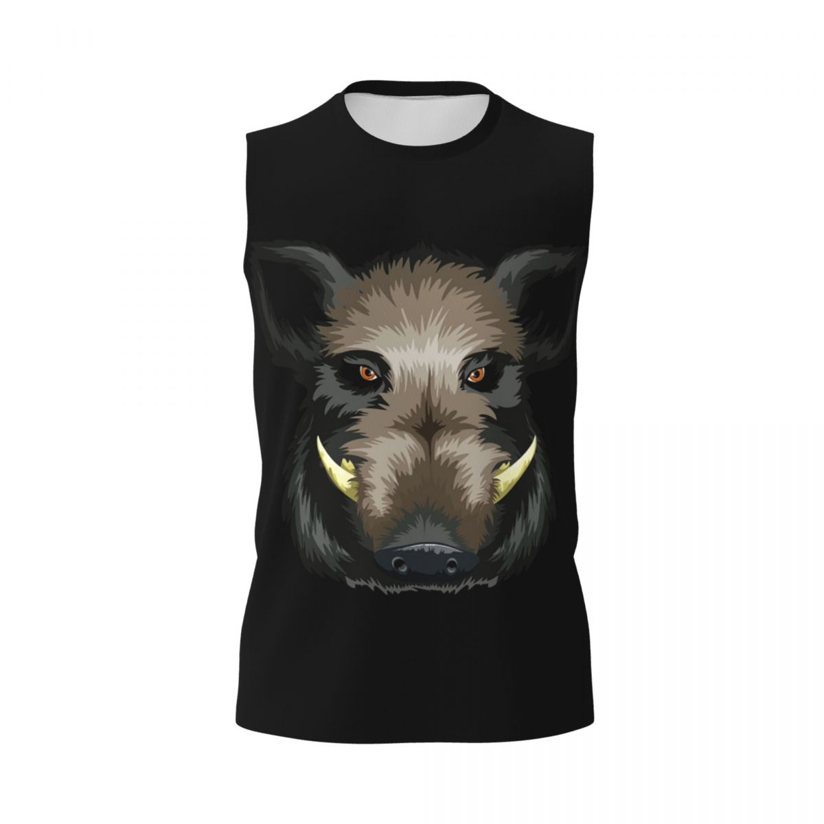Wildman Hunting & Outdoor Polokwane - Kaos Tanpa Lengan Pria Bergambar Babi