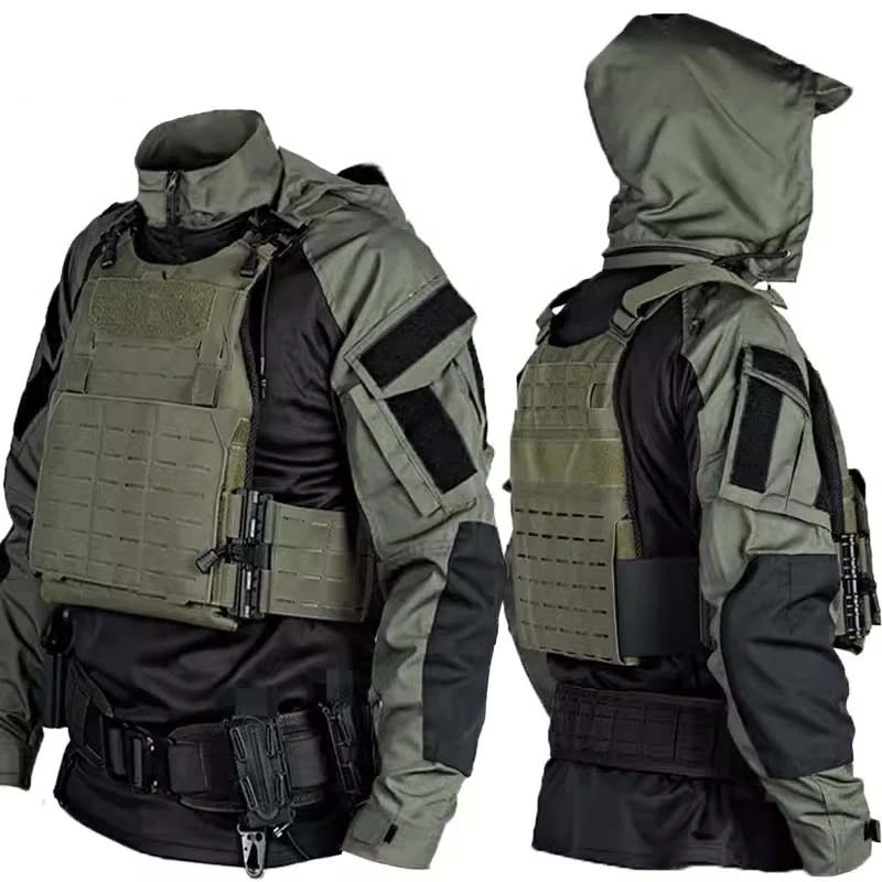 Hunting Outdoor Shirts - Setelan Kemeja & Celana Tempur Taktis