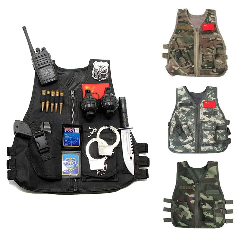 Hunting Outdoor Game - Rompi taktis anak laki-laki perempuan, pakaian