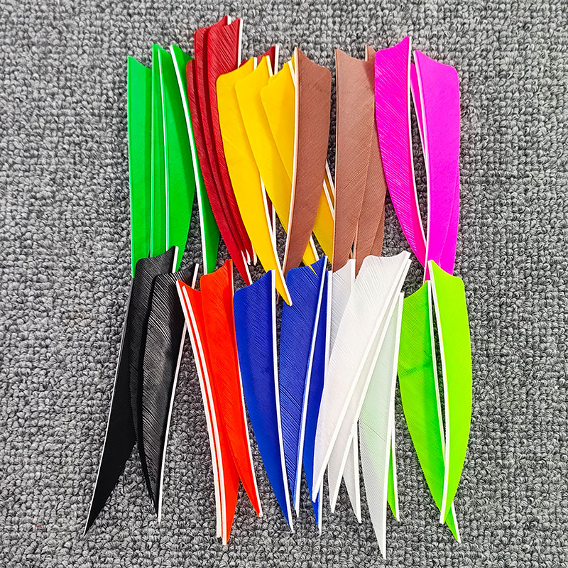 Arrow Carbon Shaft - 50pcs Bulu Panah Archery 4'' Bulu