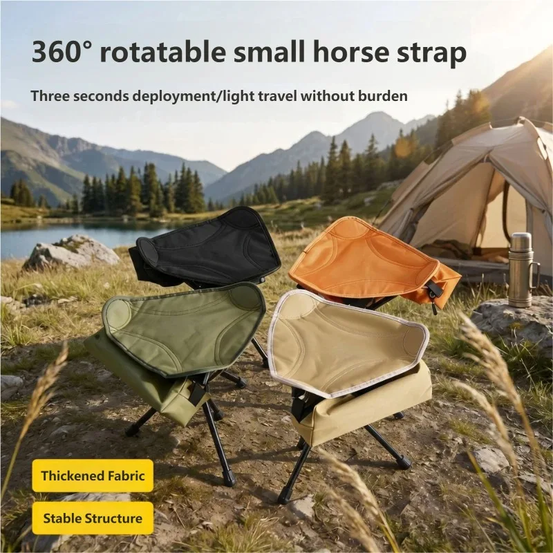 Hunting And Fishing Outdoor Chairs - 360 ° Kursi Lipat Tripod Ultralight