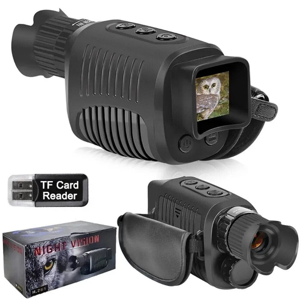 Hunting Outdoor Camera - Monokular kamera inframerah 1080P HD, perangkat