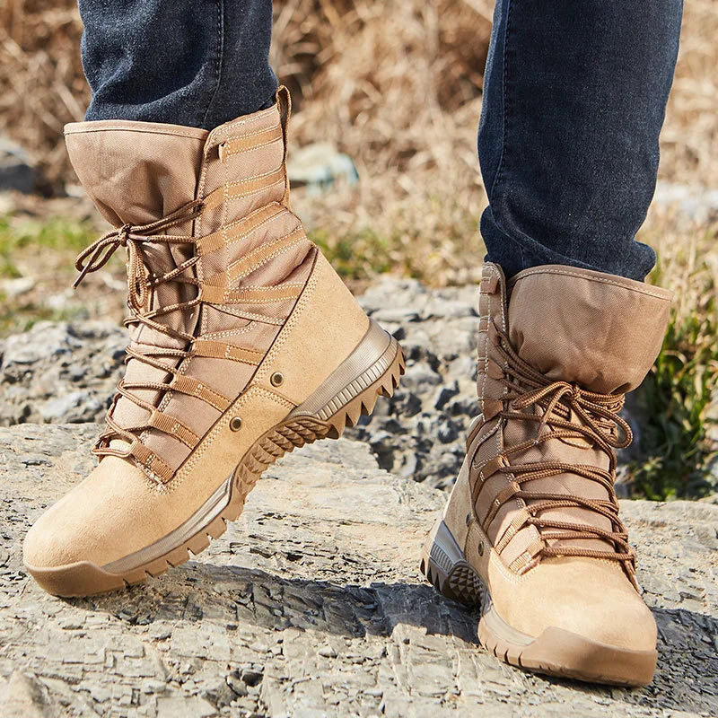 Outdoor Hunting Youtube - Sepatu Bot Gurun Taktis Tinggi Ukuran