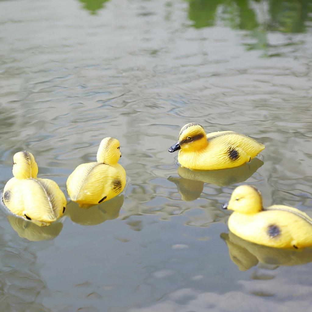 Decoy Duck Plastic - 5 Buah Plastik Ornamen Kolam Ikan