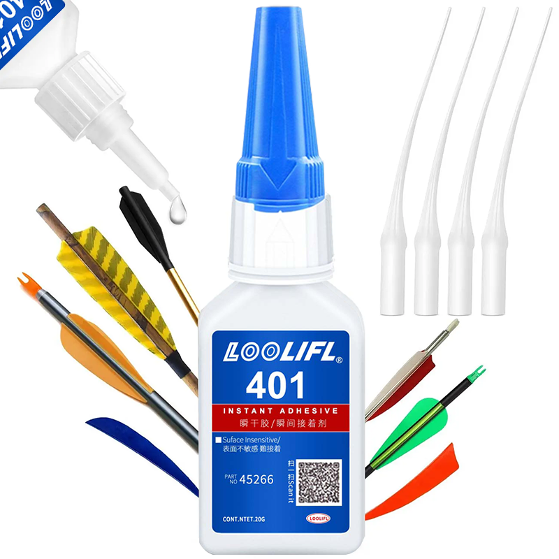 Arrow Carbon Shaft - Perekat Super Cyanoacrylate, Mengering dalam 5