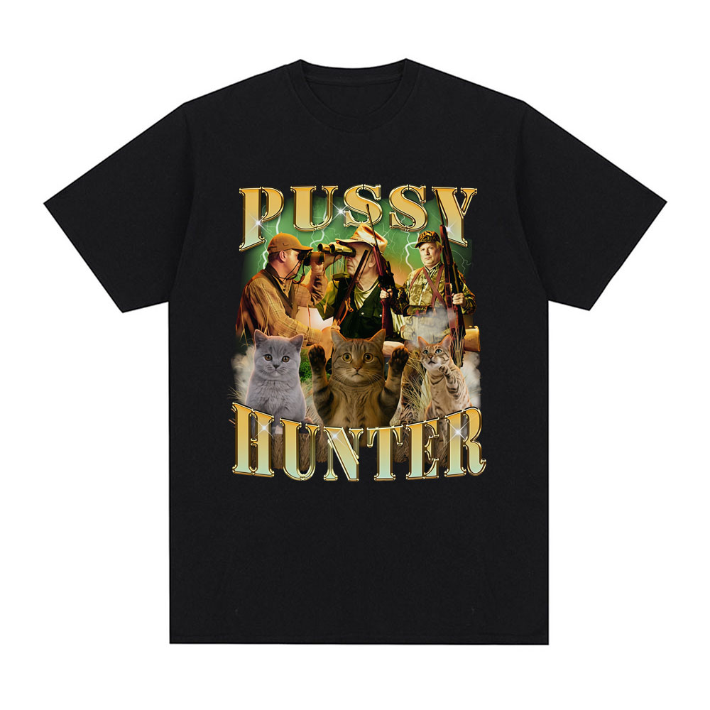 Outdoor Hunting Graphic Tees - Kaos Pria Wanita Musim Panas Vintage