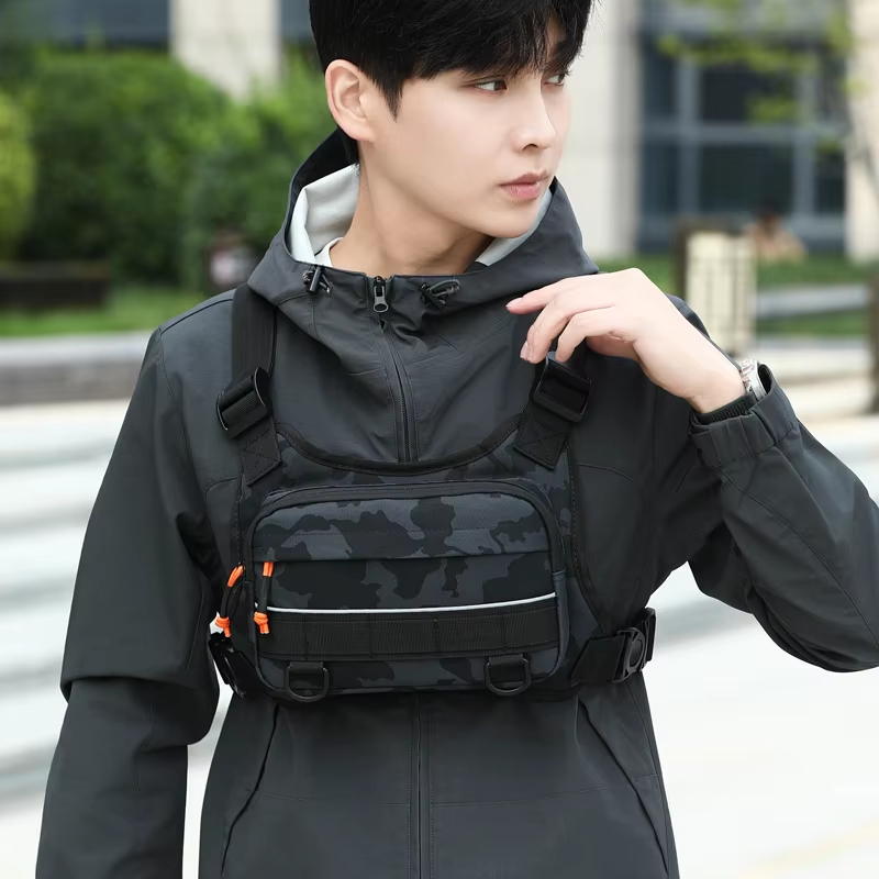 Outdoor Hunting And Fishing - Rompi Dada Depan untuk Bersepeda, Tas