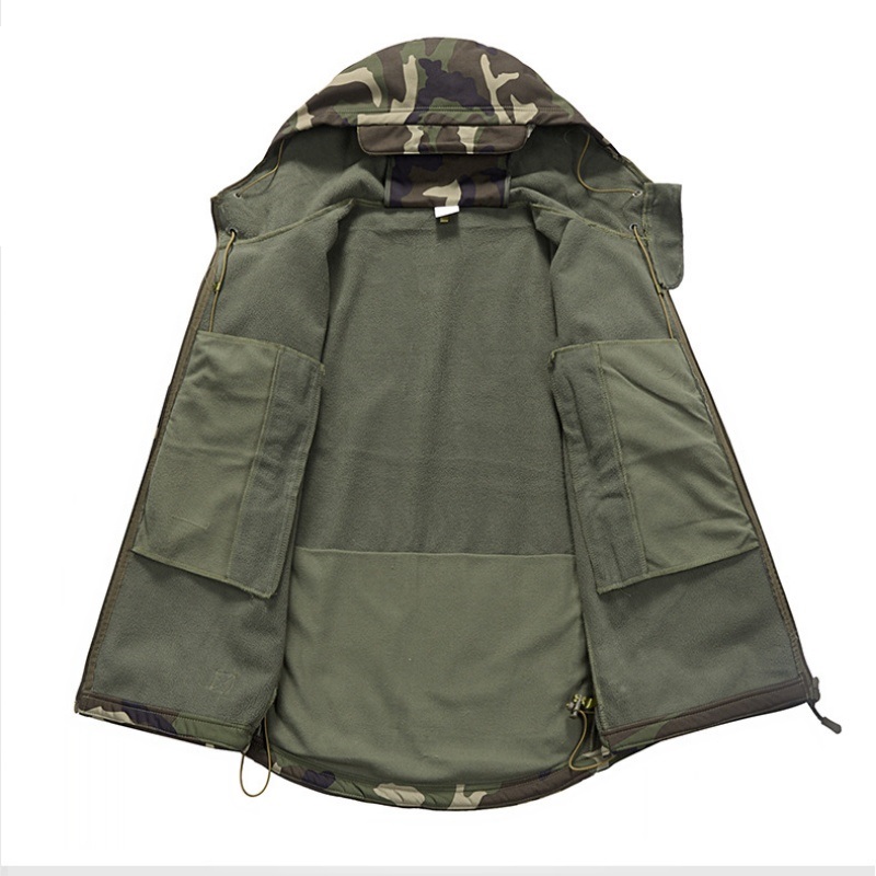 Jaket Kamuflase Pria Tahan Air - Outdoor Hunting Hoodie ulasan dan harga