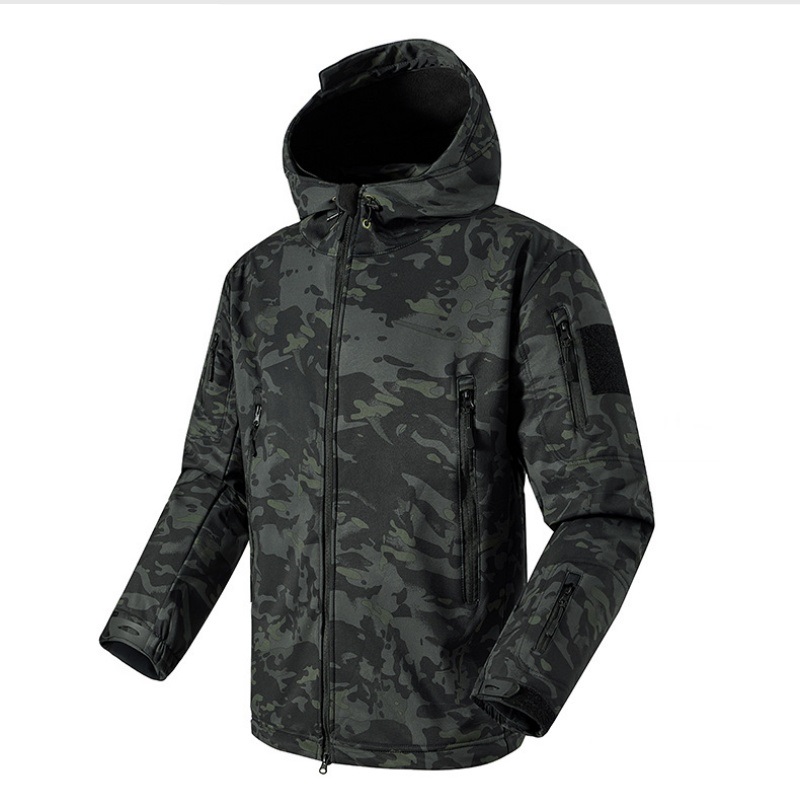 Jaket Kamuflase Pria Tahan Air - Outdoor Hunting Hoodie ulasan dan harga