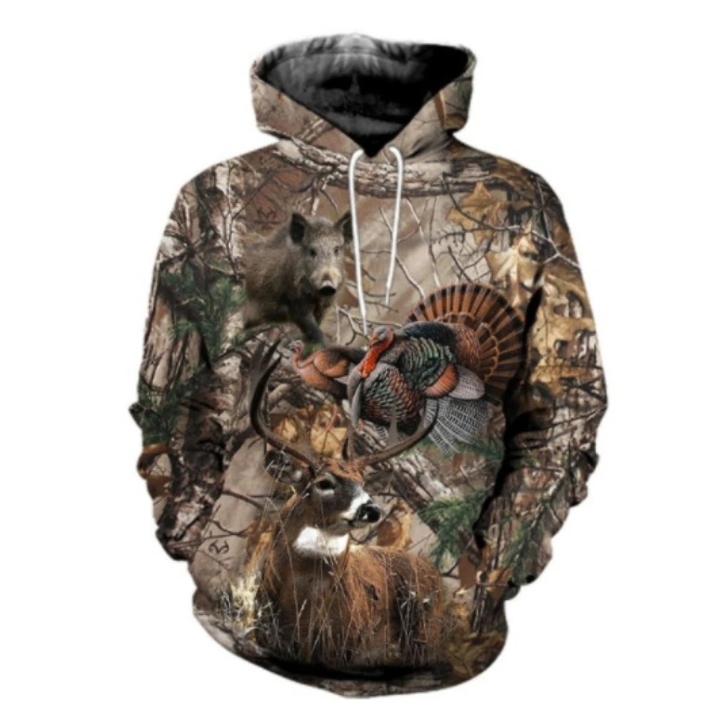 Jaket bertudung 3D pria dan wa - Outdoor Hunting Hoodie ulasan dan harga