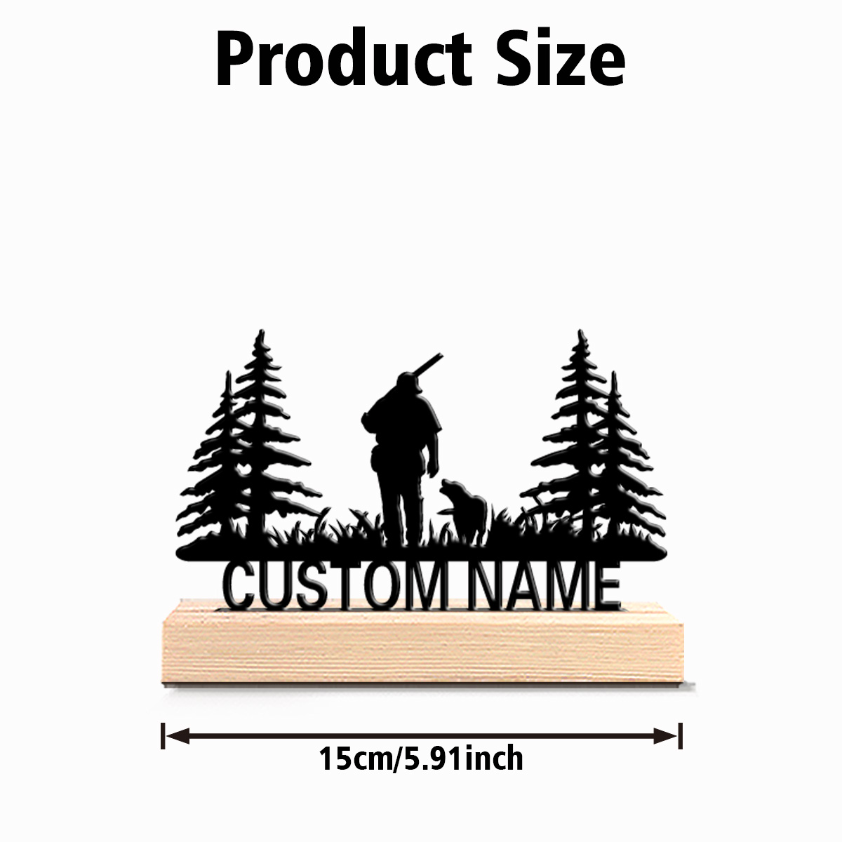 1pc Patung Logam Berbentuk Pem - Hunting Outdoor Christmas Decorations ulasan dan harga