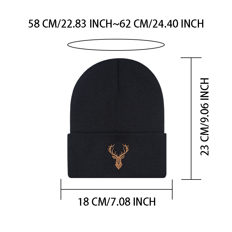 Retro Bucks Moose Embroidered  - Hunting Outdoor Christmas Decorations ulasan dan harga