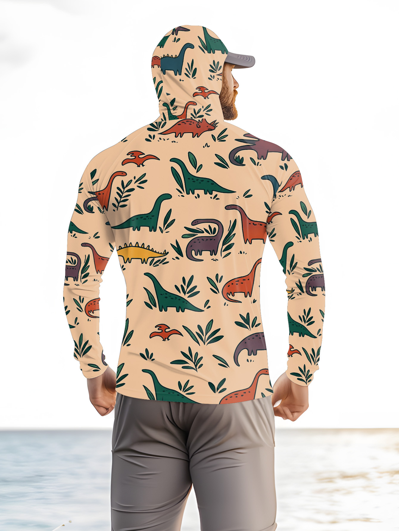 Kaos hoodie mancing untuk pria - Hunting Outdoor Shirts ulasan dan harga