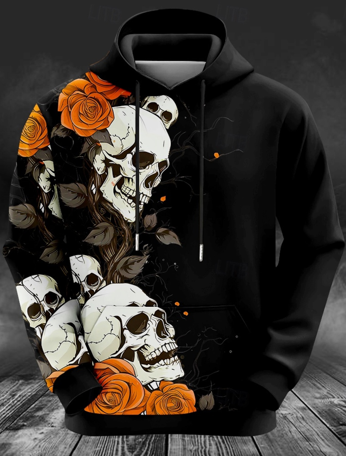 Hoodie Pria Motif Rusa, Sweats - Outdoor Hunting Hoodie ulasan dan harga