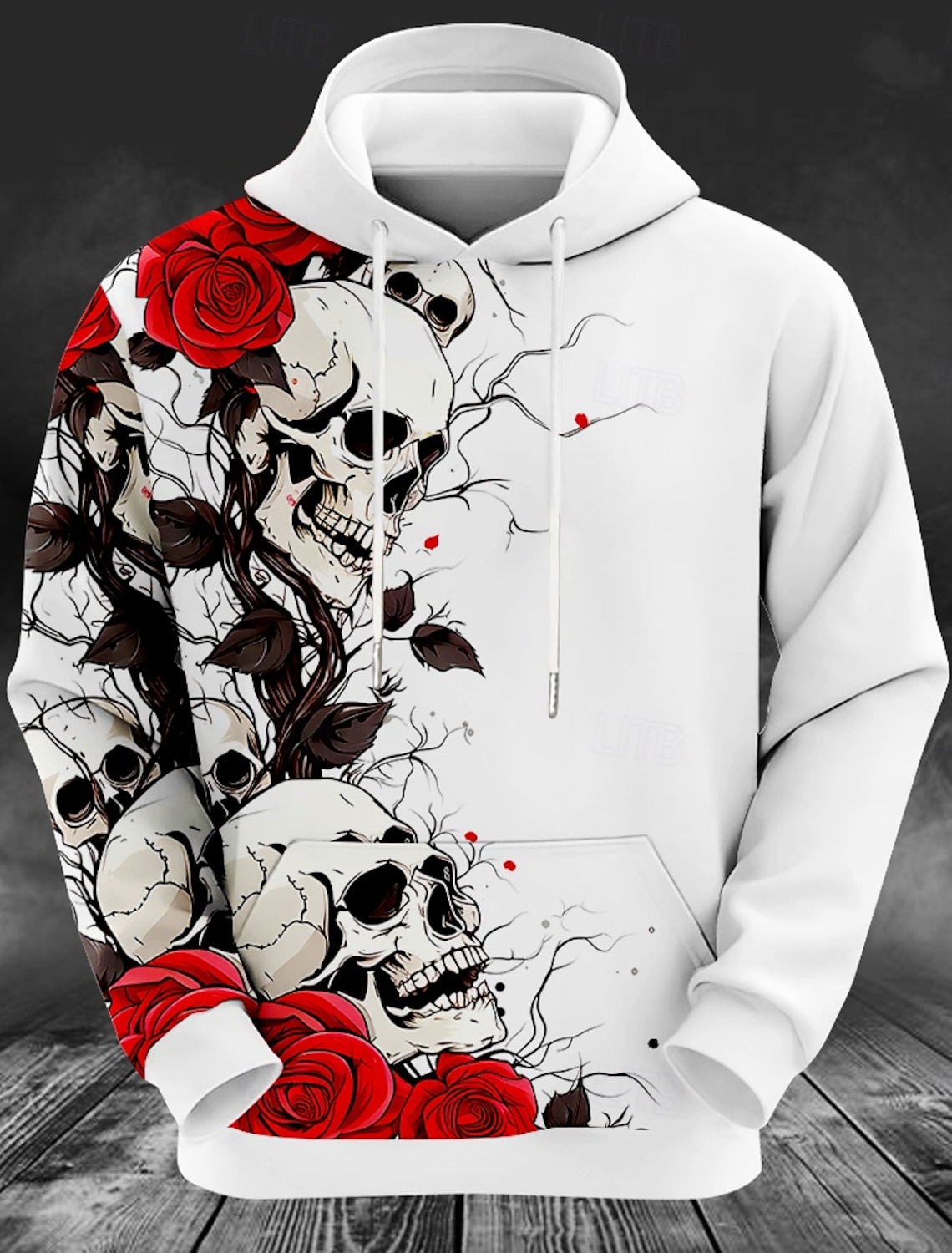 Hoodie Pria Motif Rusa, Sweats - Outdoor Hunting Hoodie ulasan dan harga