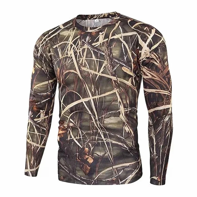 Kaos 3D Print Motif Camo Y2K P - Outdoor Hunting T Shirts ulasan dan harga