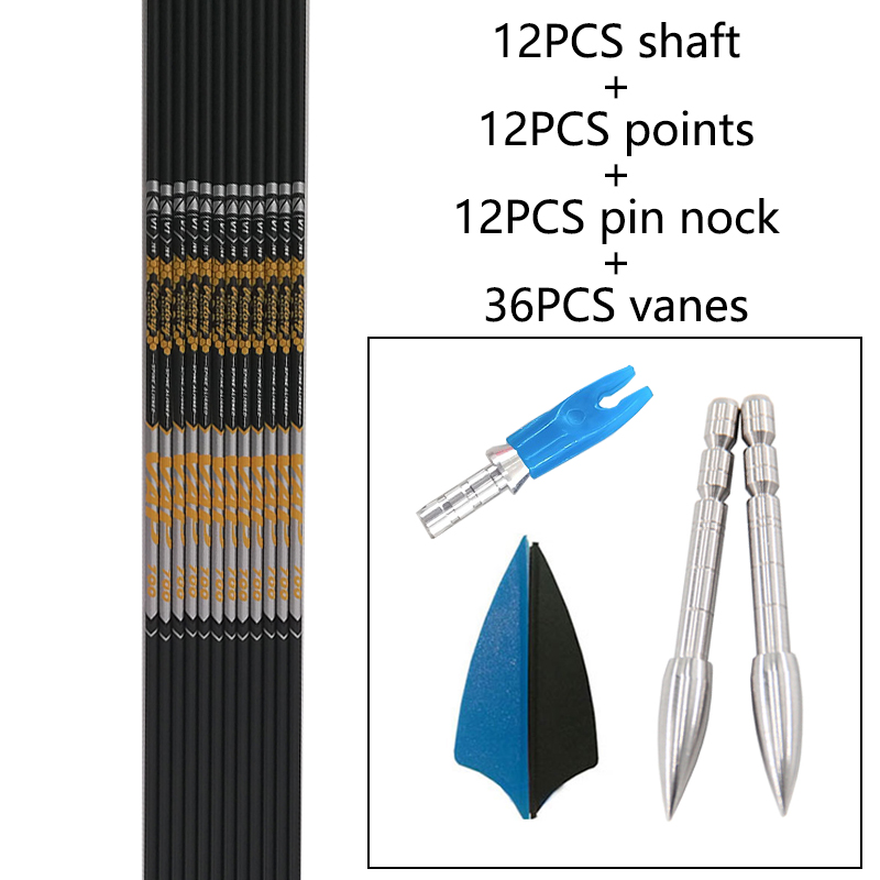 12 buah DIY ID panahan 4.2mm t - Arrow Carbon Shaft ulasan dan harga