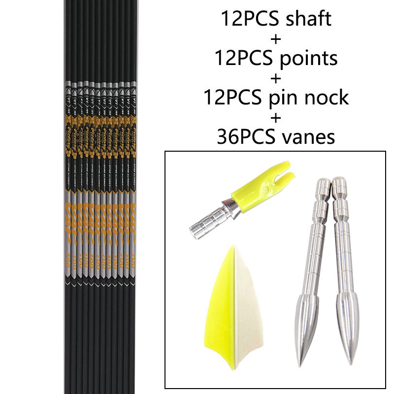 12 buah DIY ID panahan 4.2mm t - Arrow Carbon Shaft ulasan dan harga