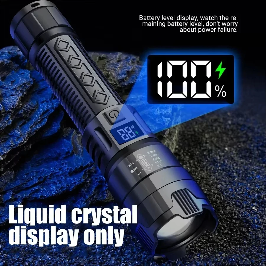 Senter LED Taktis 2000LM USB I - Tactical Flashlight Rechargeable ulasan dan harga