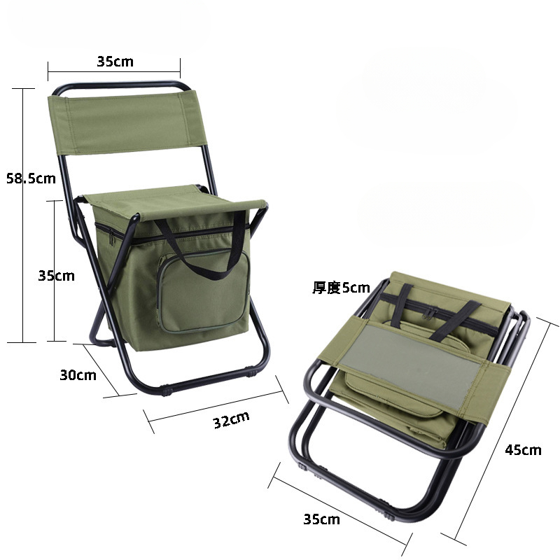 Tas Kursi Pancing Lipat 2 In 1 - Hunting And Fishing Outdoor Chairs ulasan dan harga