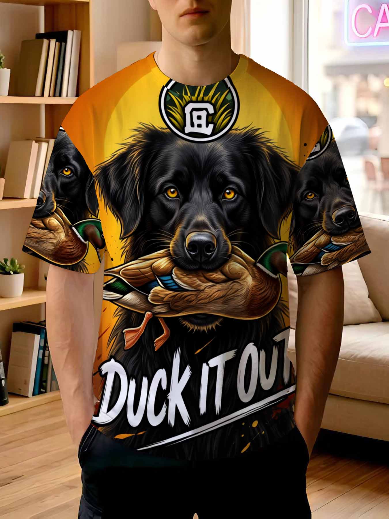 Kaos Cetak Baru 2026 Kaos Pria - Outdoor Hunting Graphic Tees ulasan dan harga