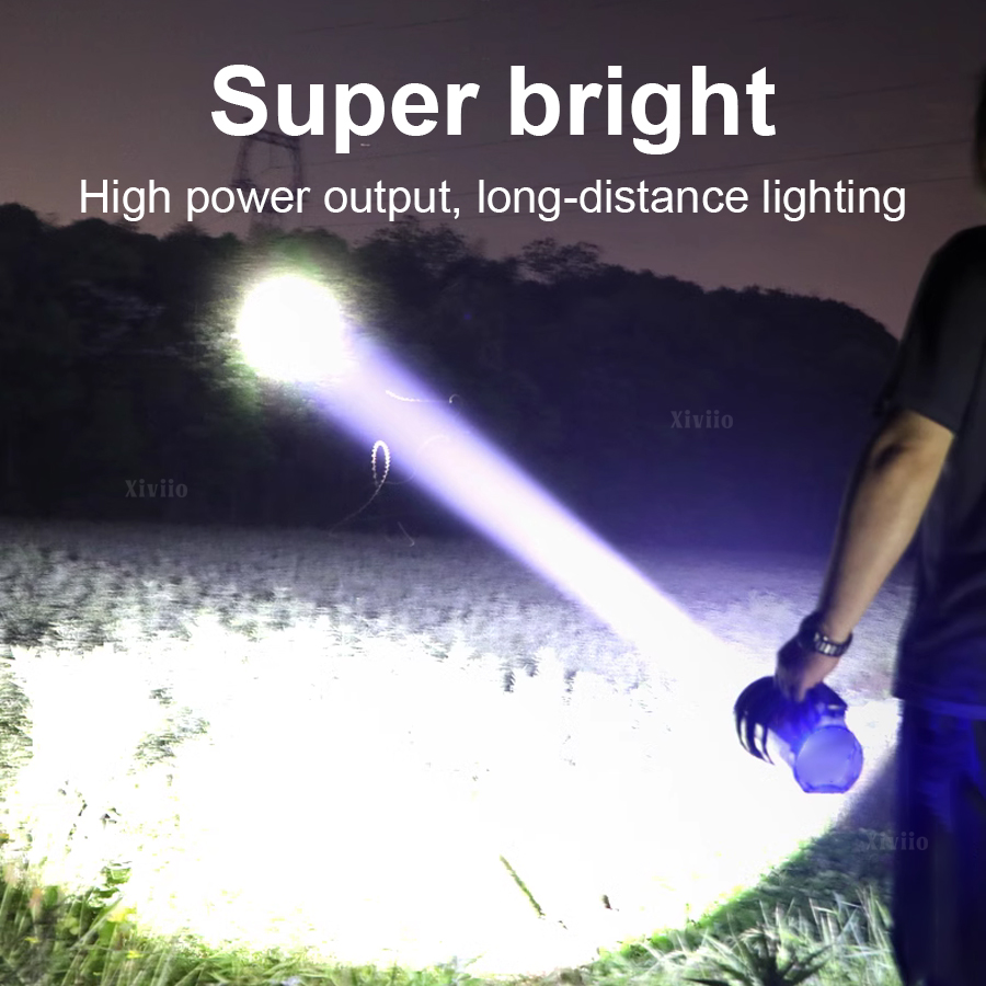Senter Pencarian Kuat Baru 202 - Tactical Flashlight Rechargeable ulasan dan harga
