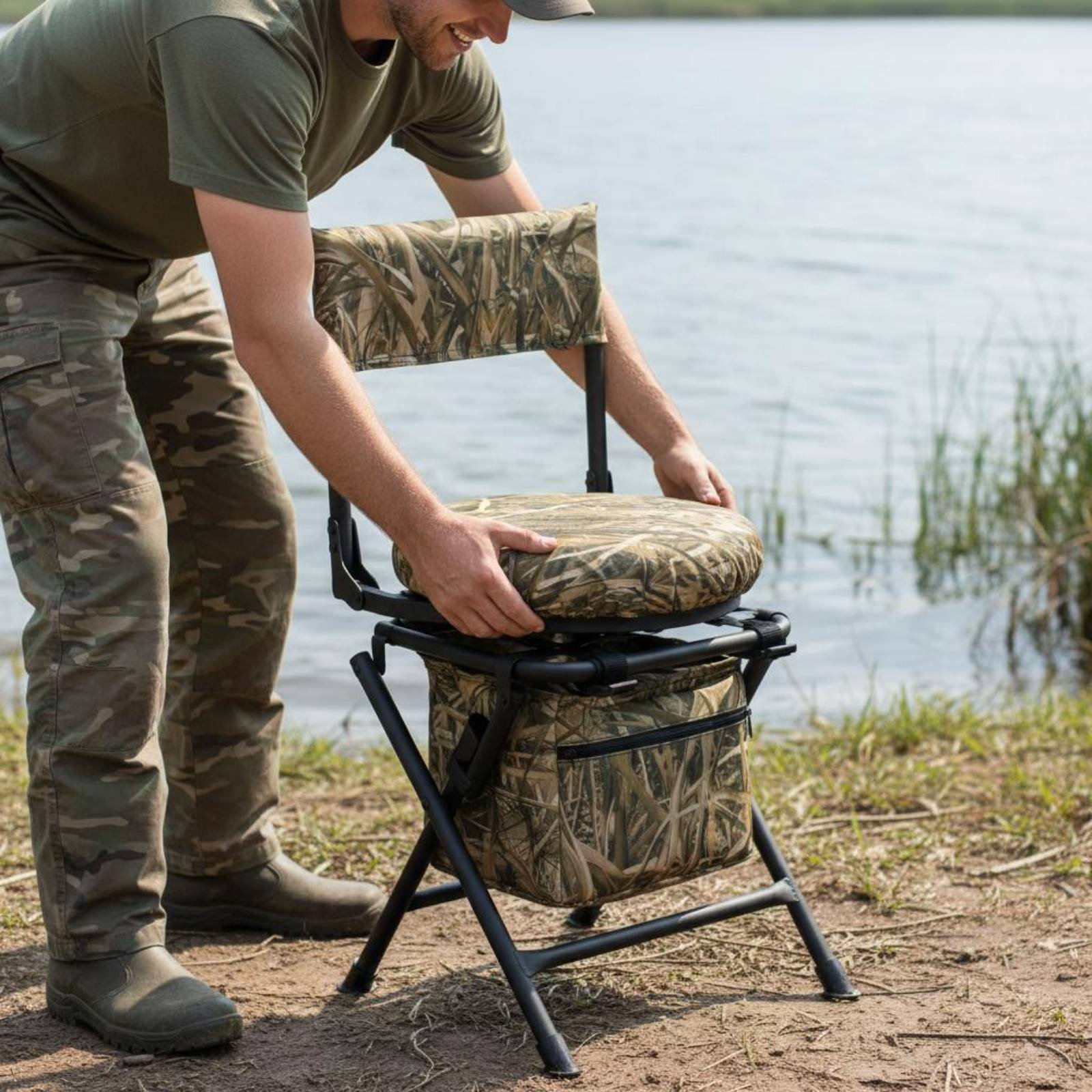 Kursi Memancing Lipat, Bangku  - Hunting And Fishing Outdoor Chairs ulasan dan harga