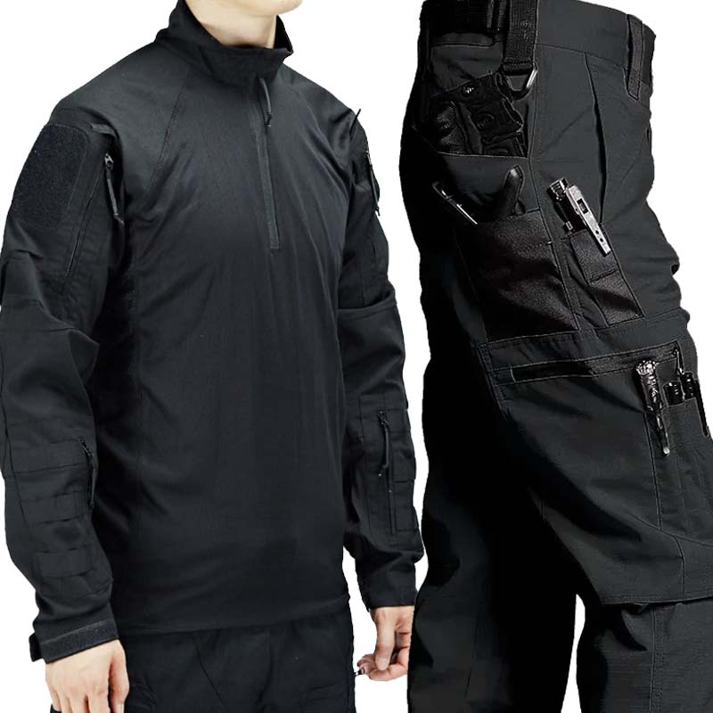 Setelan Taktis Tempur Luar Rua - Hunting Outdoor Shirts ulasan dan harga
