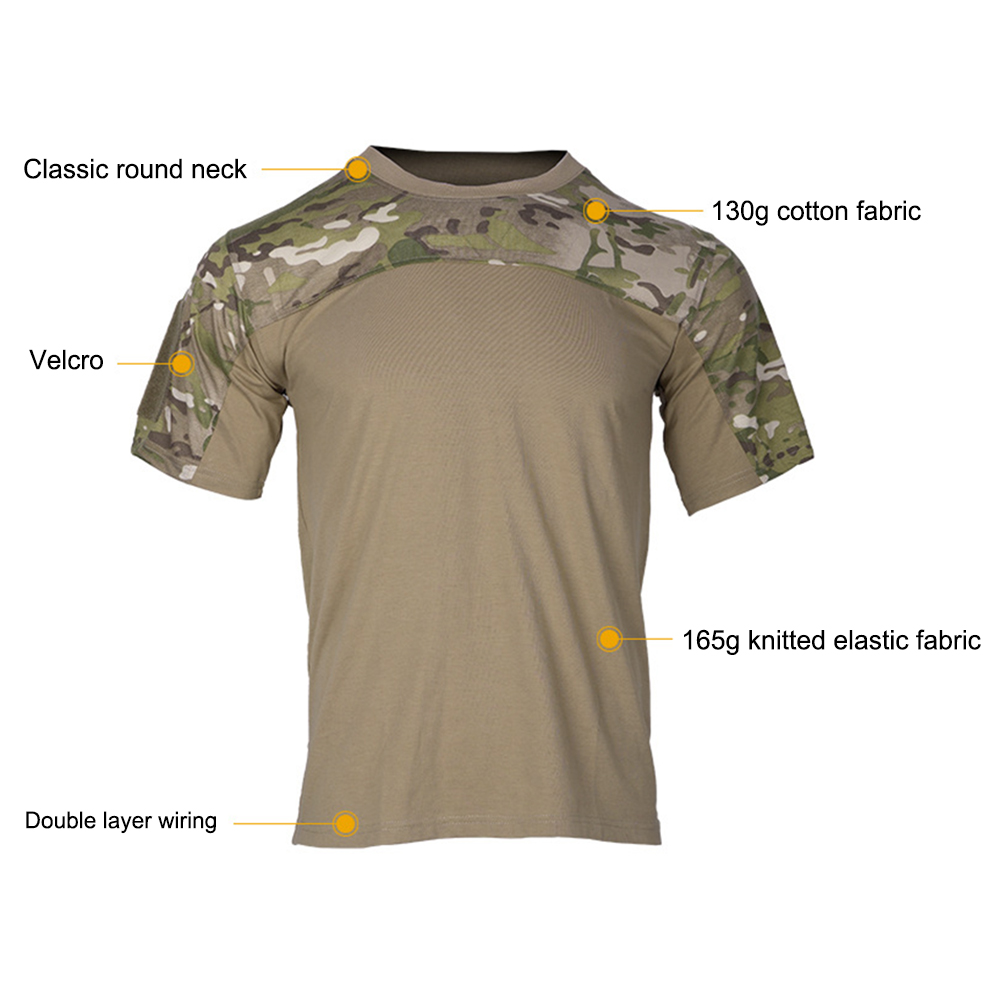 Kaus kamuflase pria, kaus atas - Hunting Outdoor Shirts ulasan dan harga