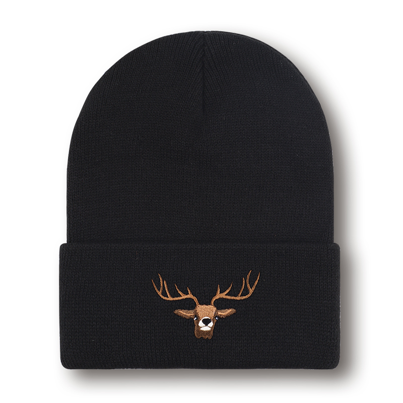 Topi Rajut Dewasa Bordir Kepal - Hunting Outdoor Christmas Decorations ulasan dan harga