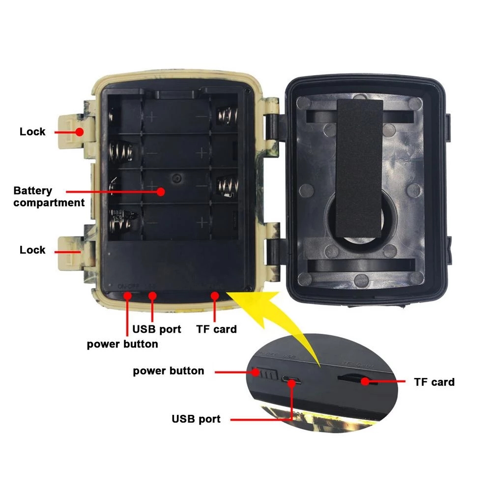 Kamera berburu jejak Mini, kam - Hunting Outdoor Camera ulasan dan harga