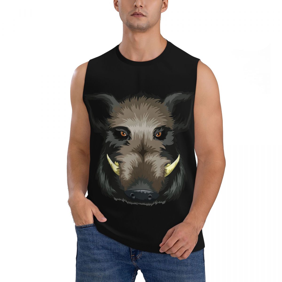 Kaos Tanpa Lengan Pria Bergamb - Wildman Hunting & Outdoor Polokwane ulasan dan harga