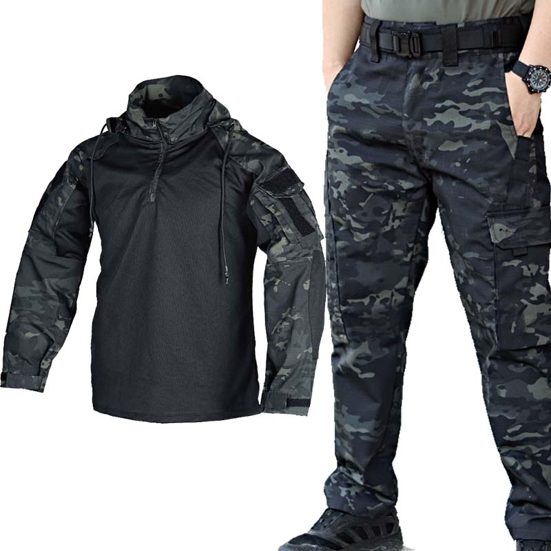Setelan Kemeja & Celana Tempur - Hunting Outdoor Shirts ulasan dan harga