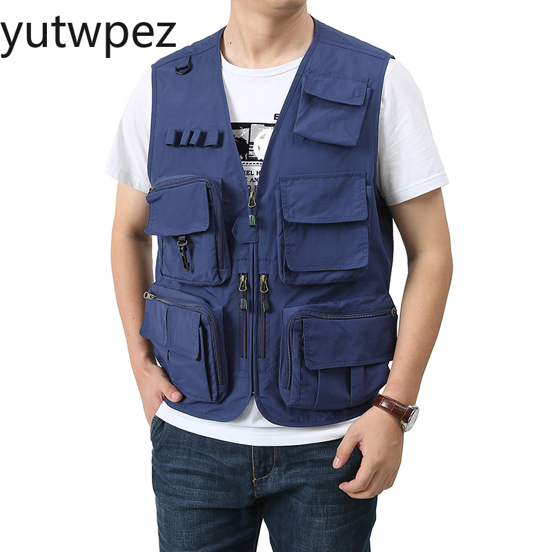 Rompi Pria Tanpa Lengan Bordir - Safari Outdoor Hunting Jackets ulasan dan harga