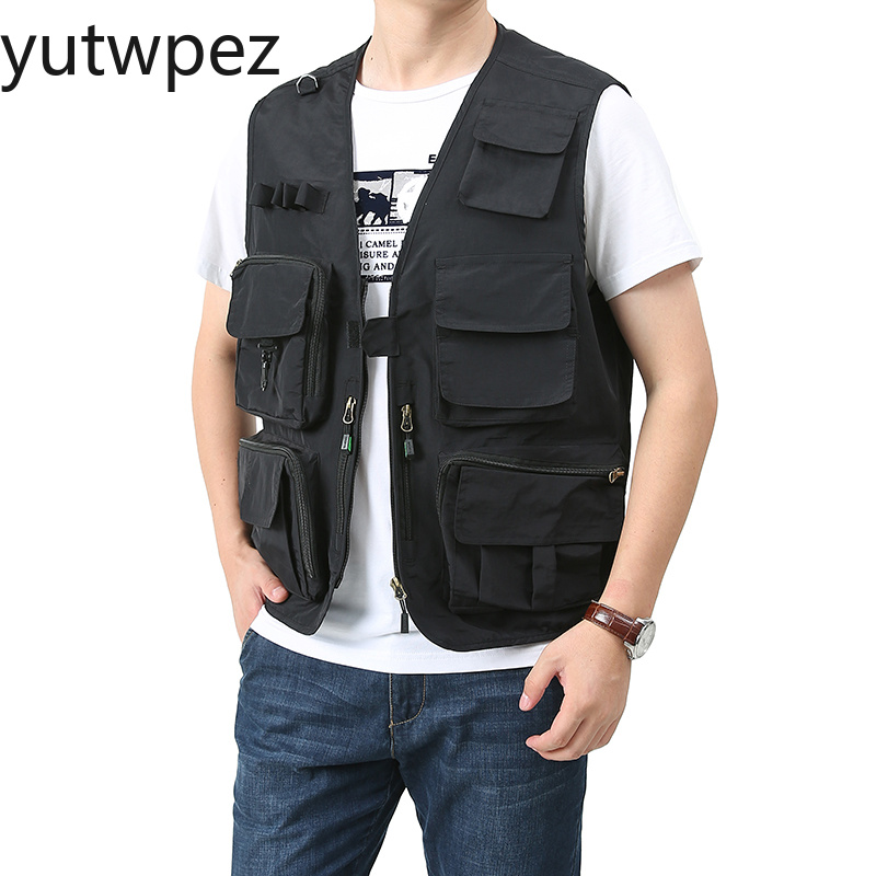 Rompi Pria Tanpa Lengan Bordir - Safari Outdoor Hunting Jackets ulasan dan harga