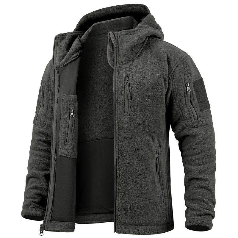 Jaket Fleece Taktis Pria Musim - Outdoor Hunting Hoodie ulasan dan harga