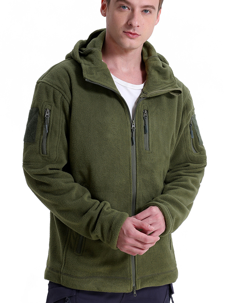 Jaket Fleece Taktis Pria Musim - Outdoor Hunting Hoodie ulasan dan harga