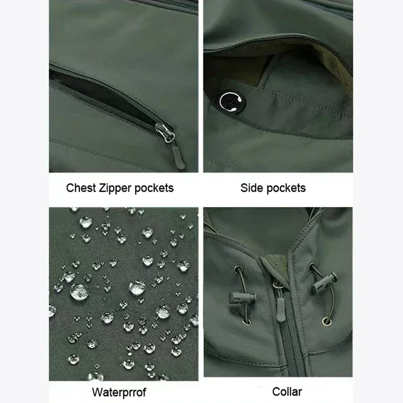 2025 Non Set Jaket SoftShell M - Safari Outdoor Hunting Jackets ulasan dan harga